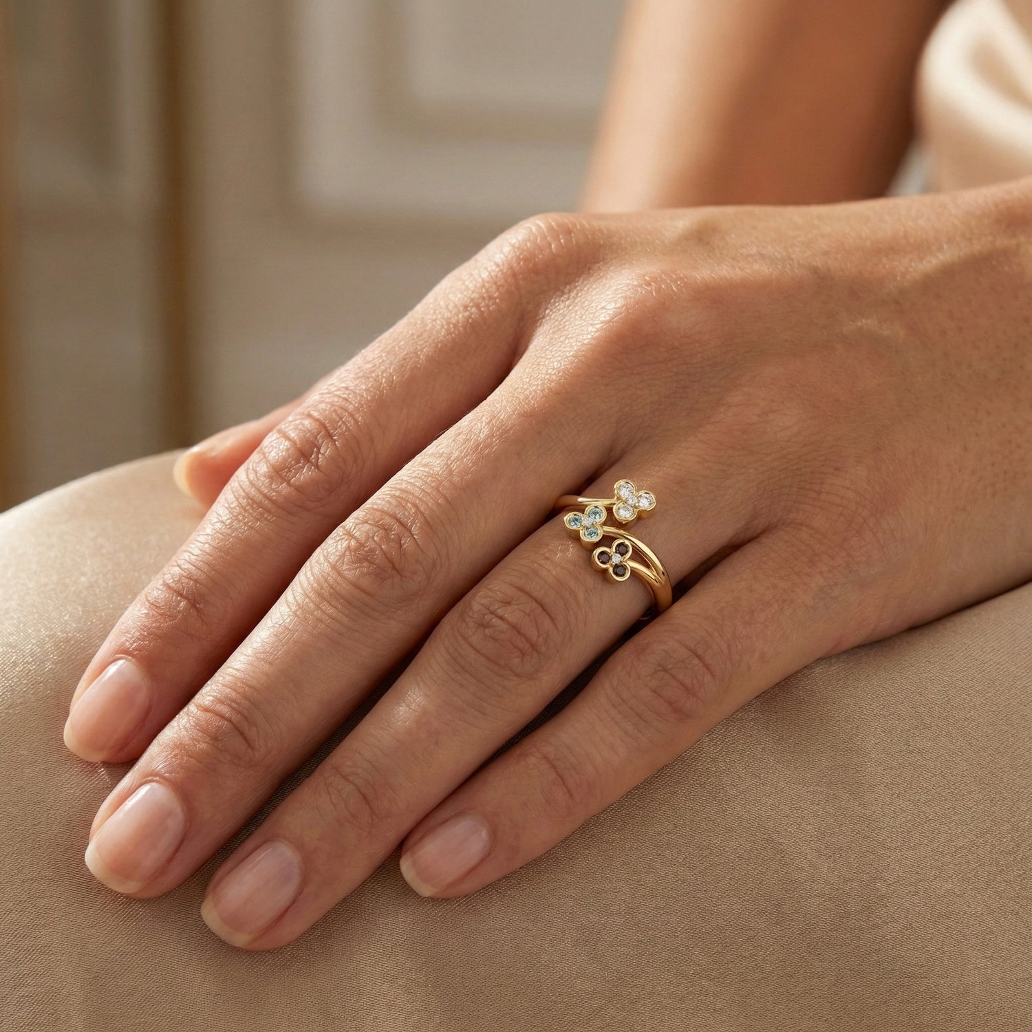 LADIES RING 0.20CT ROUND DIAMOND 14K YELLOW GOLD