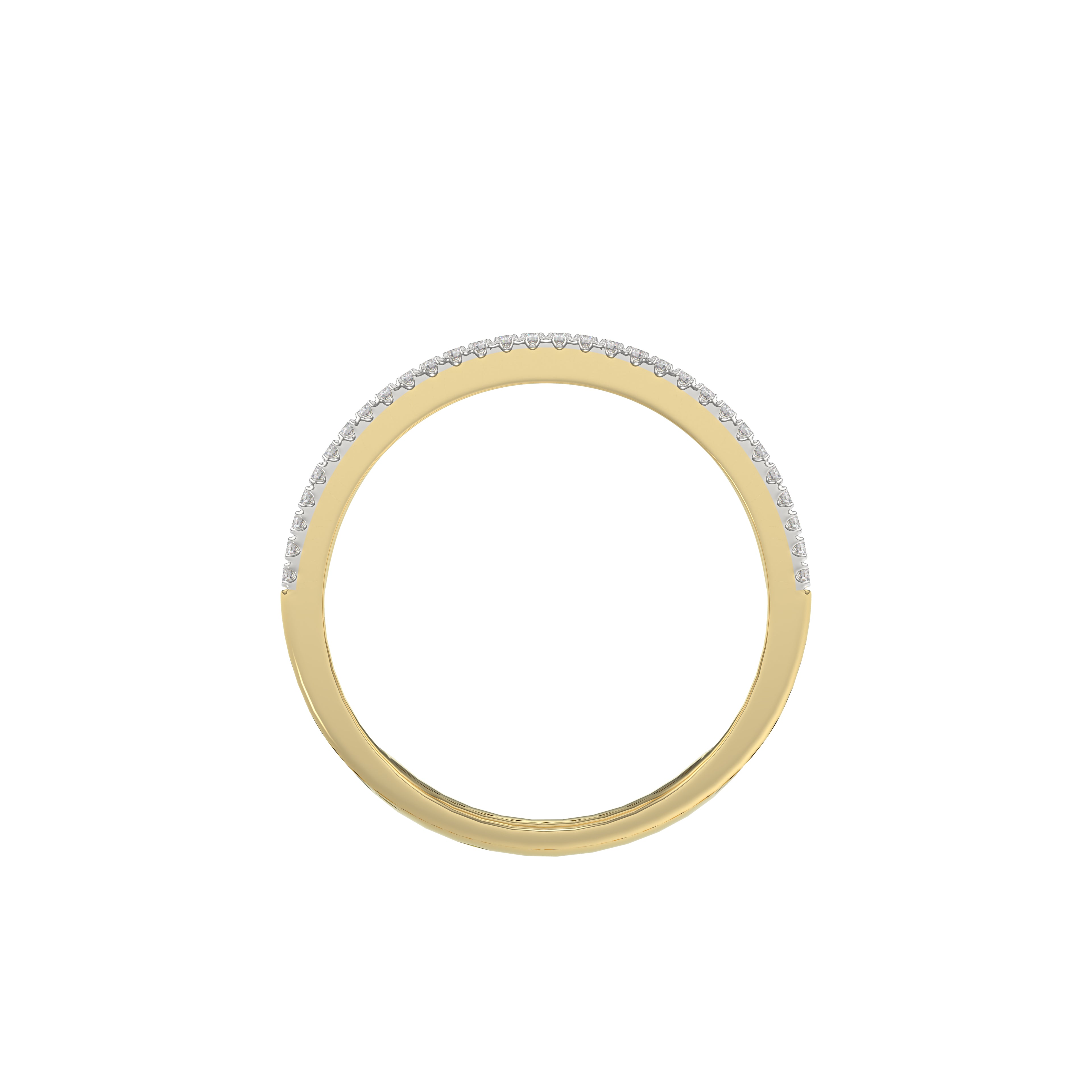 LADIES RING 0.20CT ROUND DIAMOND 10K YELLOW GOLD