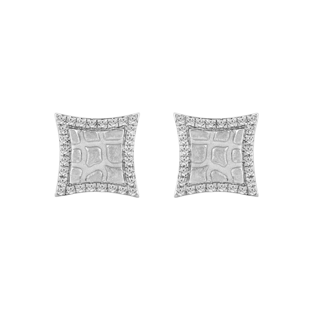 0.25 Ct Round Diamond Earrings For Women In Sterling Silver Stylish Ladies Jewelry Gift