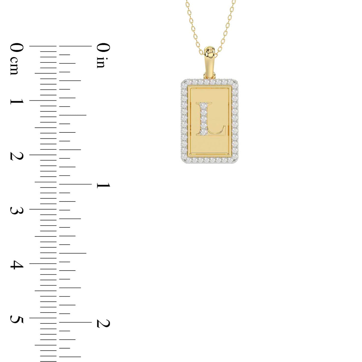 LADIES PENDANT 0.20CT ROUND DIAMOND 10K YELLOW GOLD