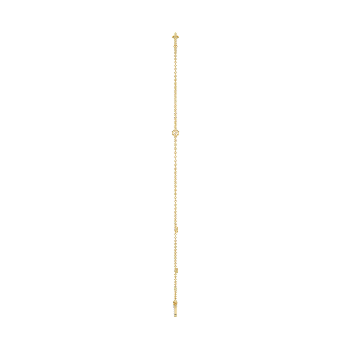 Stylish 10K Yellow Gold Ladies “H” Letter Necklace Featuring Round Ruby Diamonds And Pearl Accents. A Delicate And Personalized Fine Jewelry
