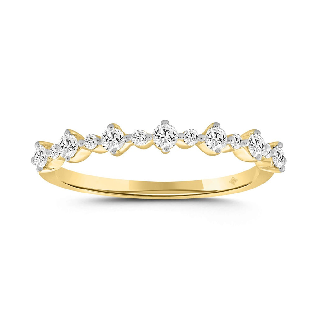 LADIES BRIDAL SET 2 1/2CT ROUND DIAMOND 14K YELLOW GOLD (CENTER STONE PRINCESS DIAMOND 2CT )