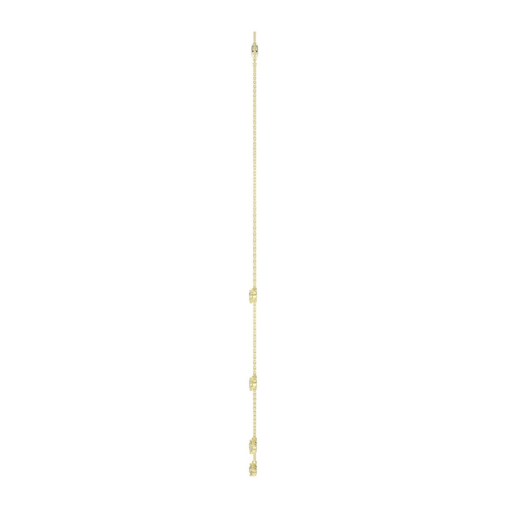 10K YELLOW GOLD 1.00CT ROUND DIAMOND LADIES NECKLACE