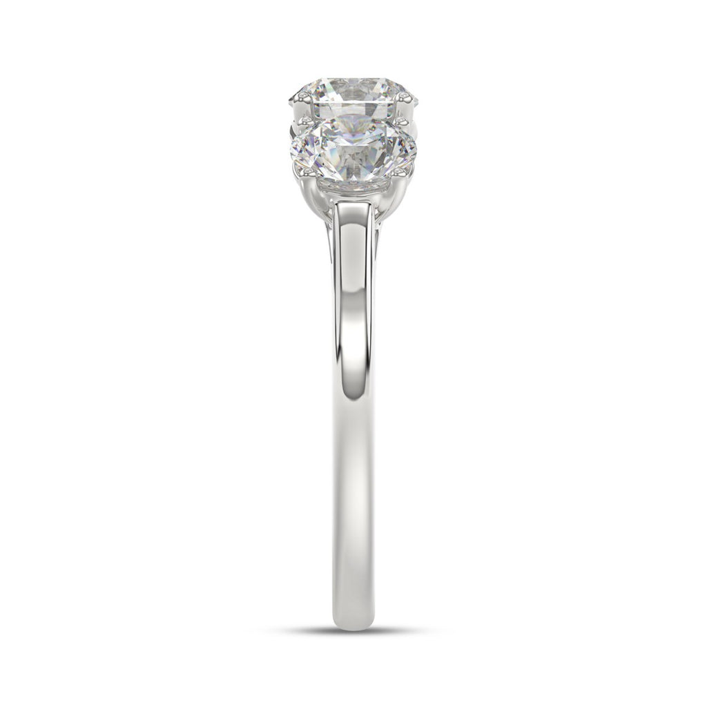 14K WHITE GOLD 2 1/4CT ROUND DIAMOND LADIES RING