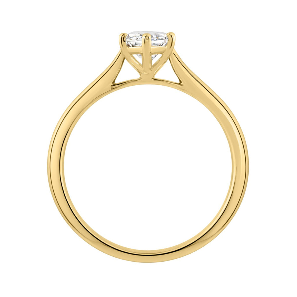 14K YELLOW GOLD 1.00CT MARQUISE DIAMOND LADIES SOLITAIRE RING (CENTER STONE MARQUISE DIAMOND 1CT