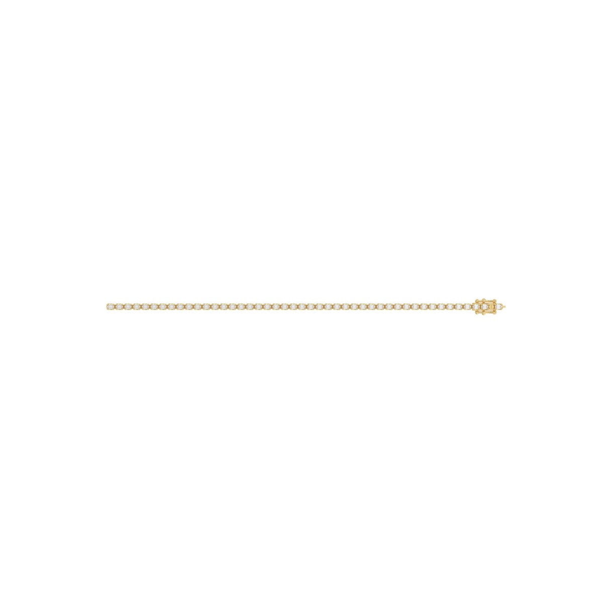 Luxury Emerald Shape Diamond Ladies Tennis Bracelet in 14K Yellow Gold 4 1/2CT (Color F-G -Clarity VS1/VS2)