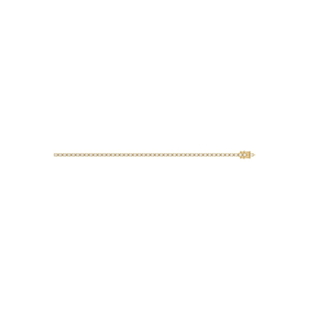 Luxury Emerald Shape Diamond Ladies Tennis Bracelet in 14K Yellow Gold 4 1/2CT (Color F-G -Clarity VS1/VS2)