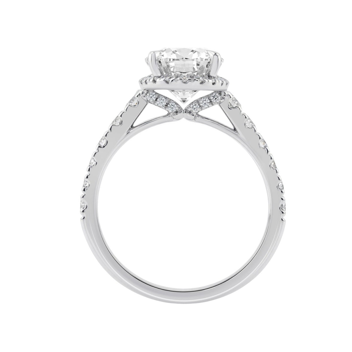 14K White Gold 4 3/4Ct Oval Cut Lab-Grown Diamond Engagement Ring With Hidden Halo Round & Oval Bridal Ring Set For Women 4Ct Oval Center Stone (Color F-G -Clarity Vs1/Vs2)